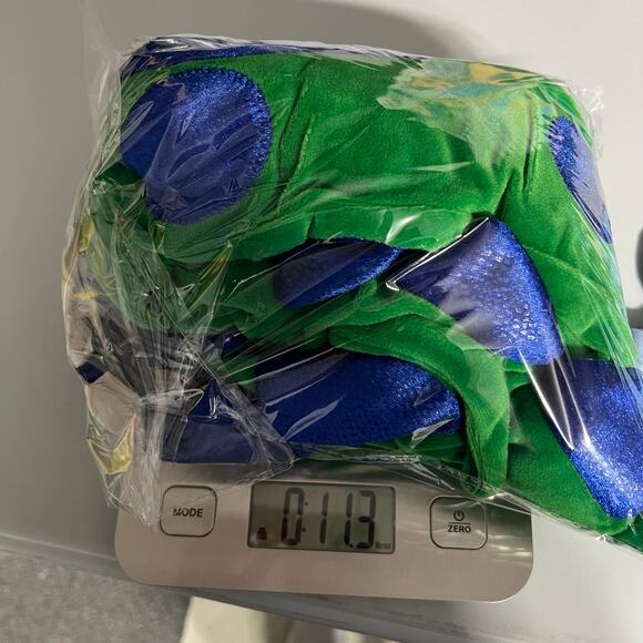 Baby Halloween Costume Dinosaur Hooded Soft Green Blue Infant 6-9 months - Picture 12 of 12